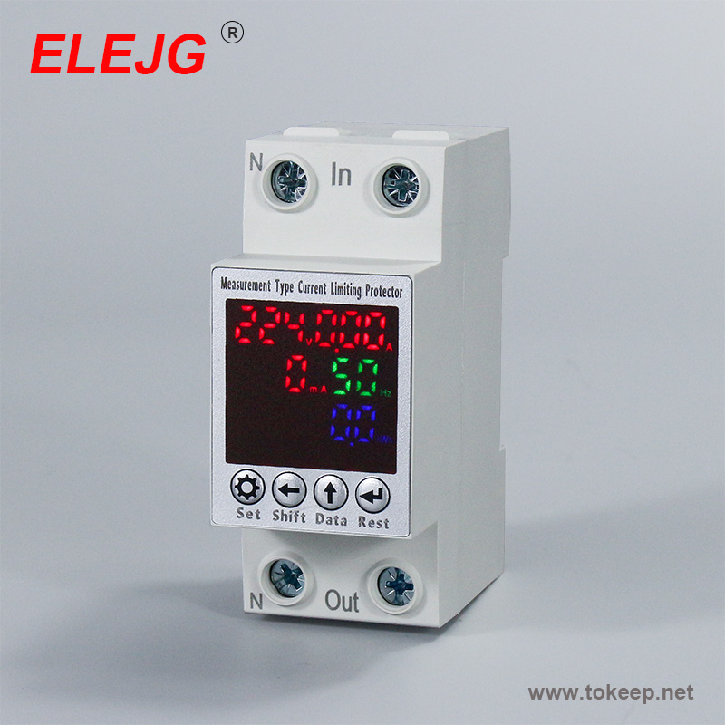 Automatic reconnection adjustable voltage,current, and energy metering protector JGDL-63